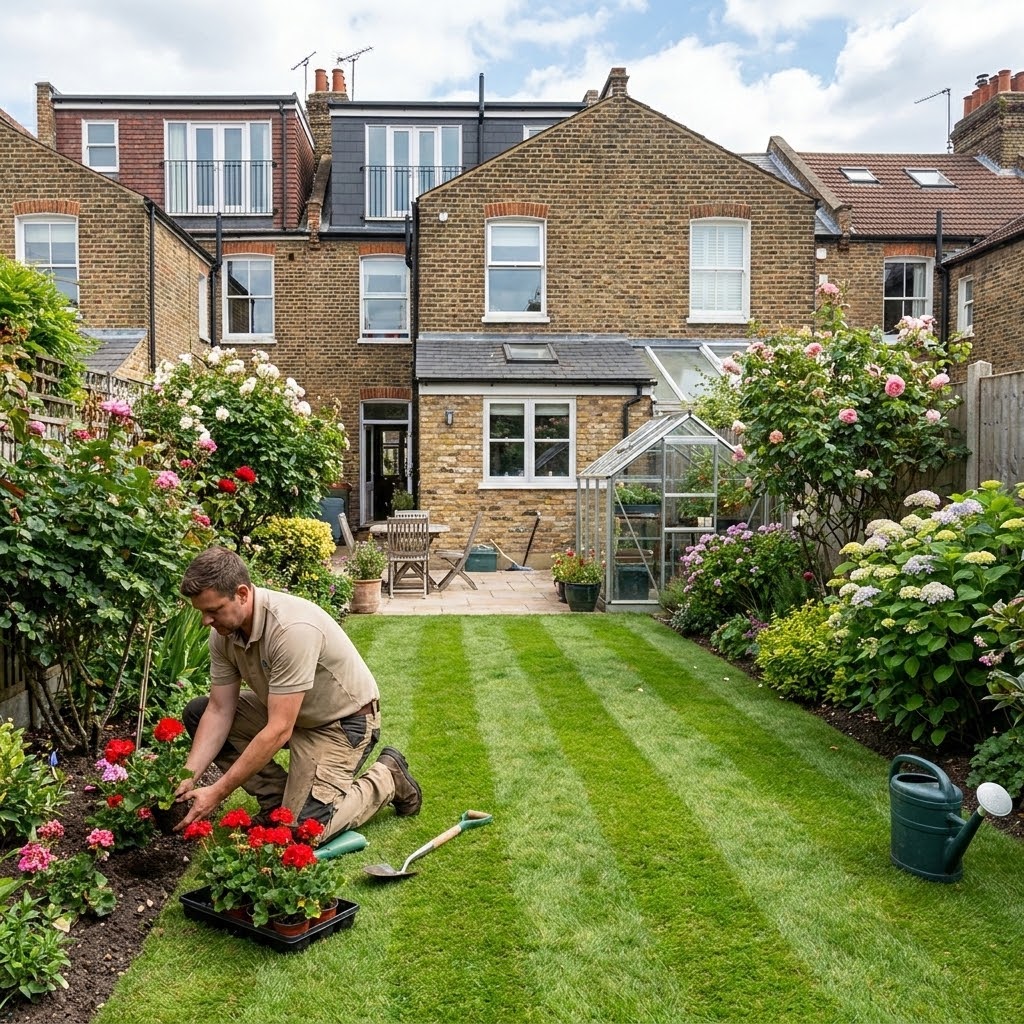 Ongoing plant care and pruning included in garden maintenance services in Kingston